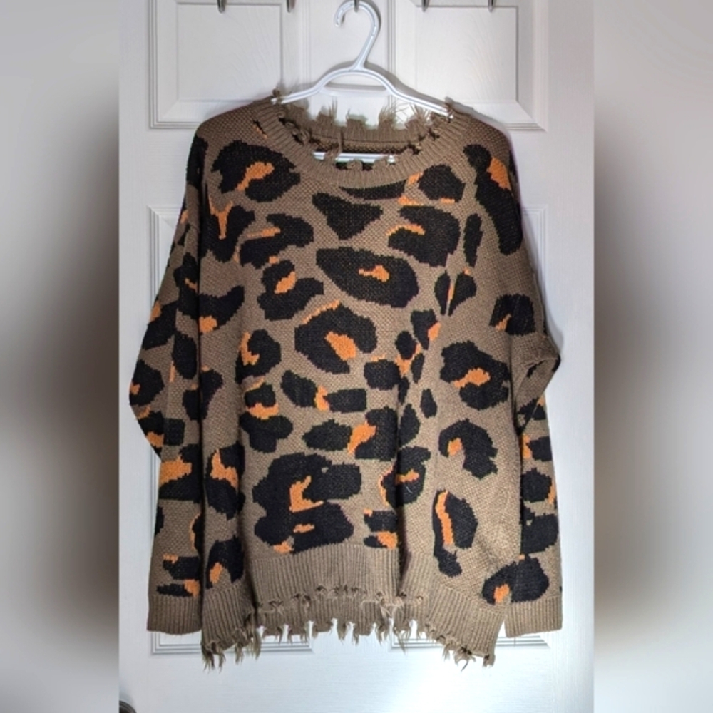 Leopard Print Sweater